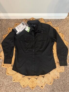 5.11 Tactical Women's Black Button-Down Shirt